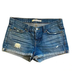 J Brand Denim Shorts Light Distressed "Mako"